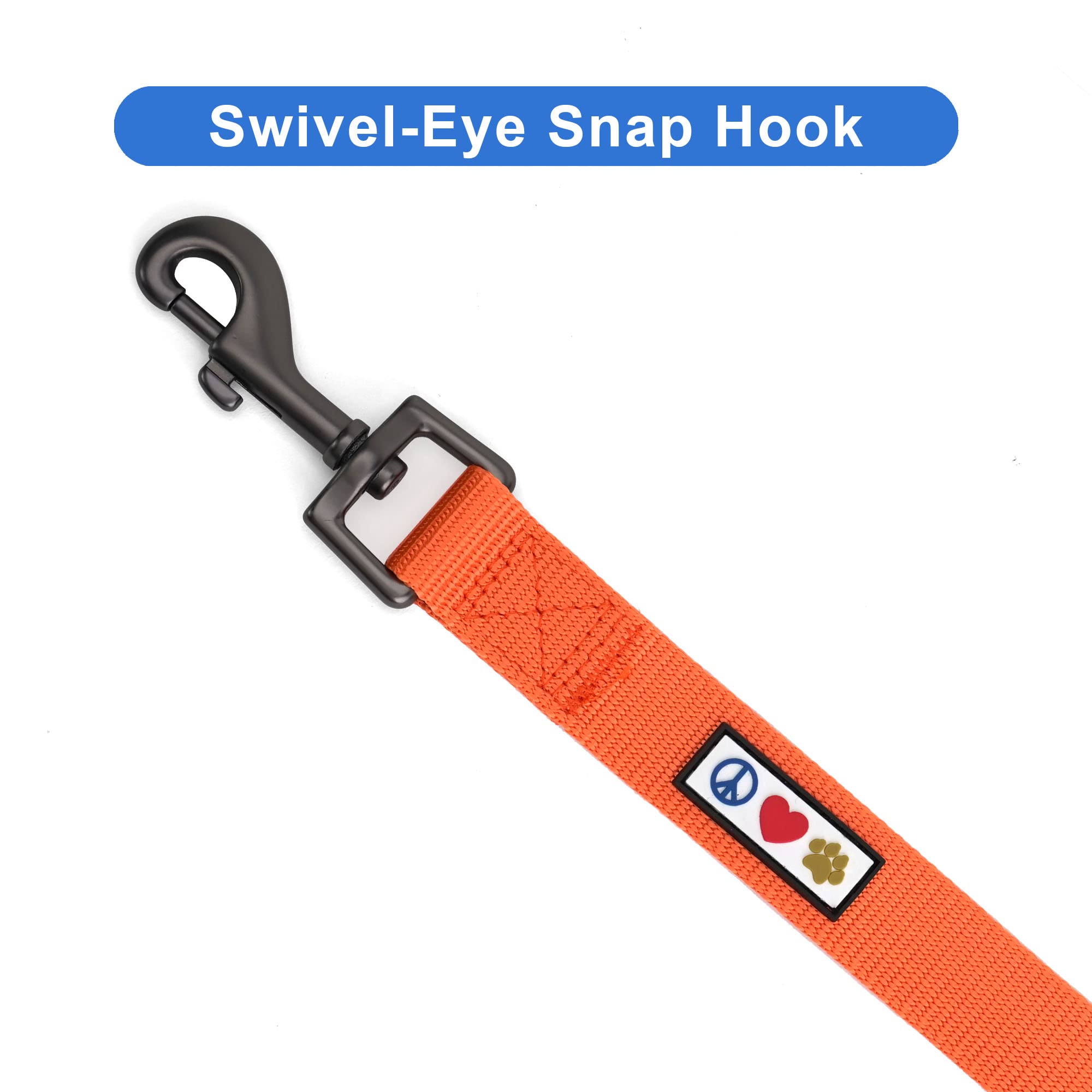 PAWTITAS Pawtitas Solid Orange Dog Leash and Cat 1.8 Meters for 2X- Small Breeds Laisse Dog Pour Chien ou Chat in use