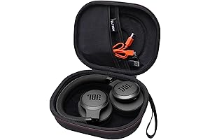 LTGEM EVA Hard Case for JBL Live/Tune/Tour Series: 700/710/720/500/510/520BT/650/660/670/750/760BT/460NC and JBL Live 660NC/770NC Headphone (Black)