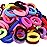 QRTVI 120 Pcs Baby Hair Ties, Cotton Toddler Hair Ties for Girls and Kids, Multicolor Small Seamless Hair Bands Elastic Ponytail Holders(15 Colors)