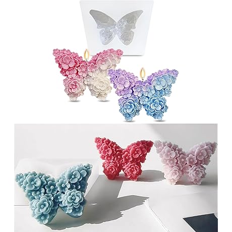 3D Flower Butterfly Candle Molds: Transform Your Creations with Elegance