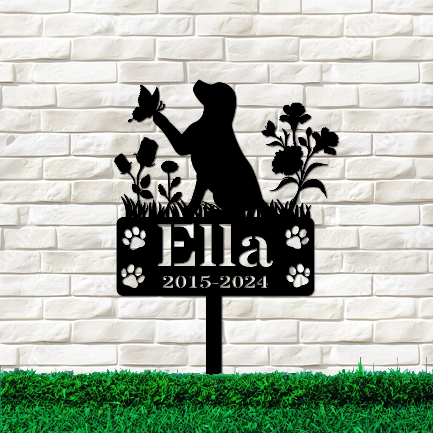 Estaca personalizada para perro, regalos conmemorativos para mascotas, placa conmemorativa personalizada para perros amados