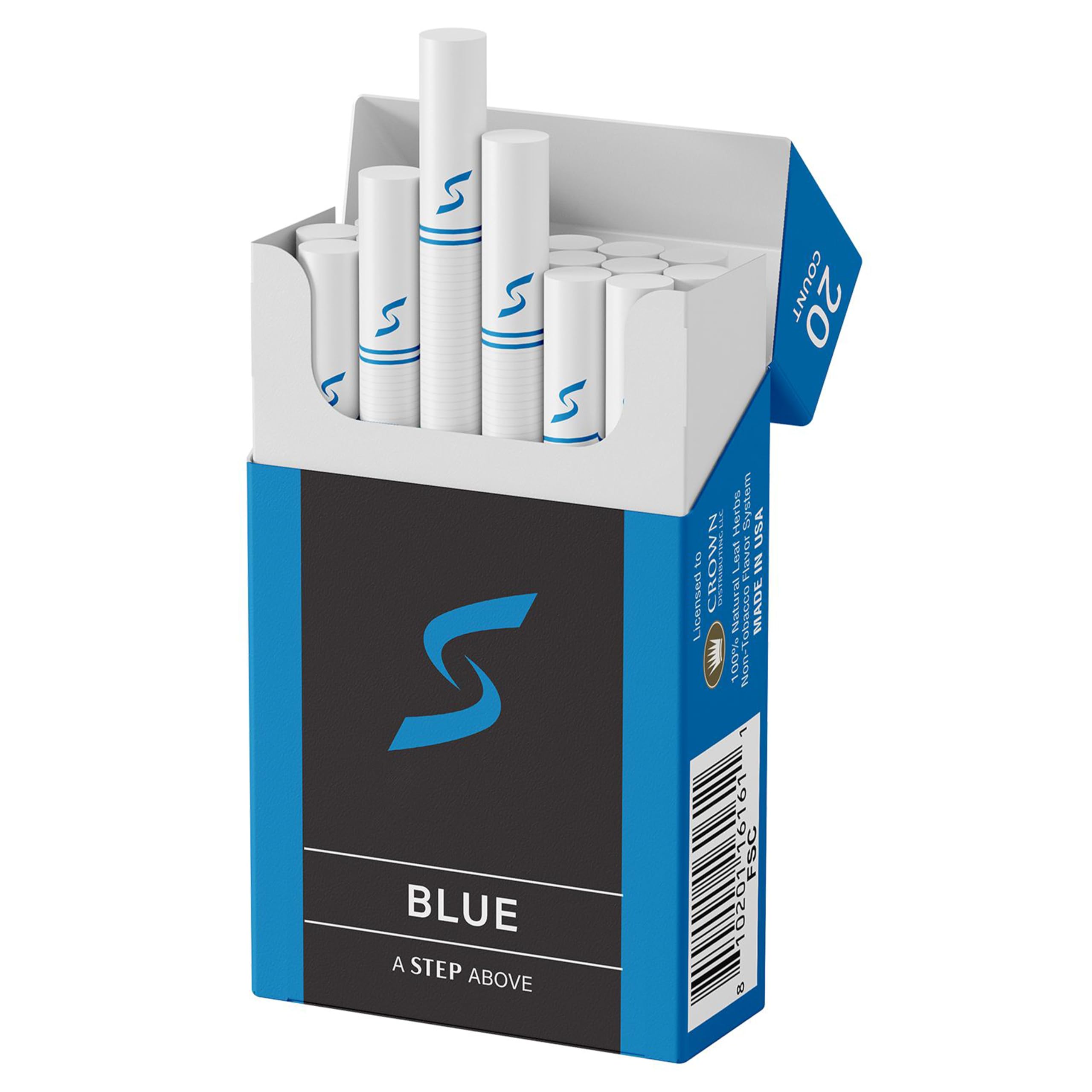 buy cigarette Amazon.com: STEP Blue Light Smooth Herbal Cigarettes