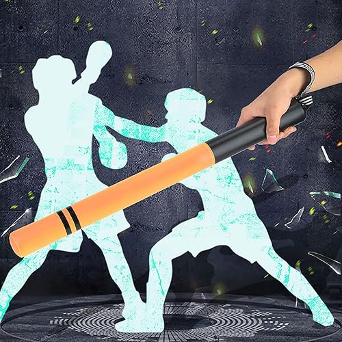 Miniatura 2 de Bastón de boxeo, palo de entrenamiento de boxeo, palos de boxeo de piel sintética, palos de combate llamativos, herramienta de entrenamiento de