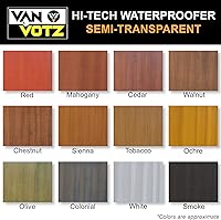 Vista 3 de Impermeabilizador de madera semitransparente. (media pinta, tabaco). Barniz de madera para exteriores con protección avanzada contra la intemperie