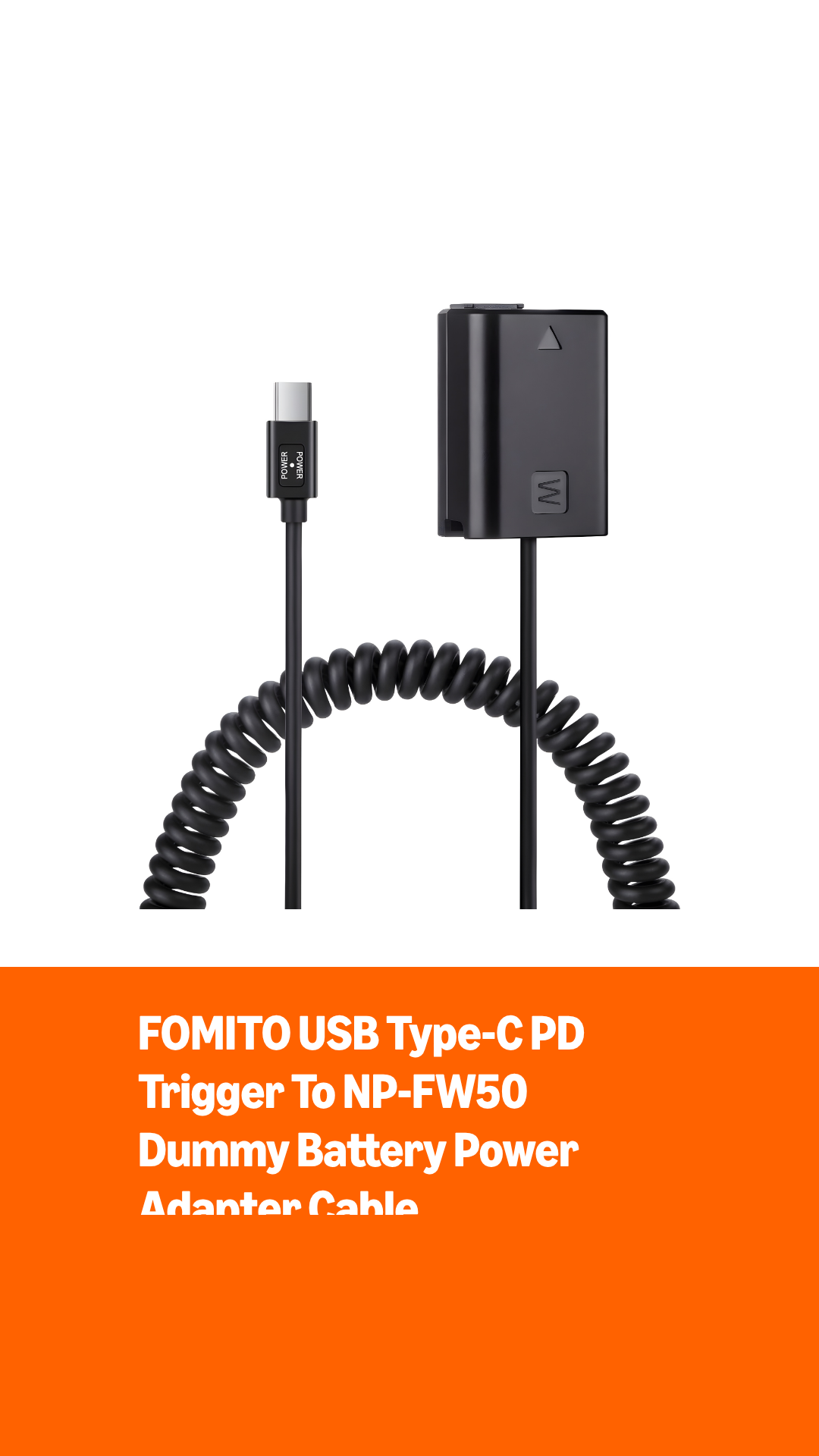 Amazon.com : FOMITO USB Type-C PD Trigger to NP-FW50 Dummy Battery