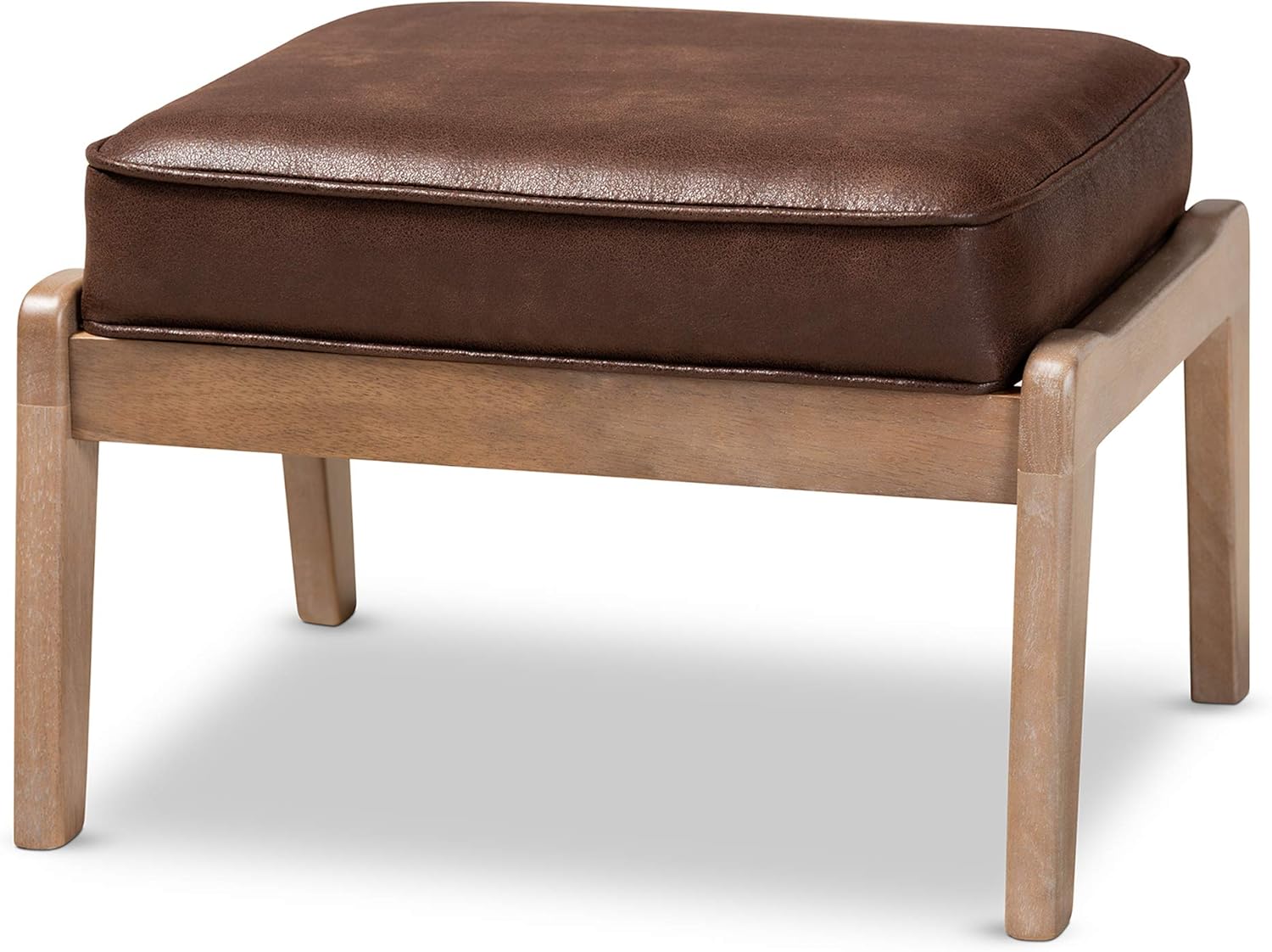 Baxton Studio Lorinda Ottoman Review: Vintage Footrest for Cozy Garden Patio Nooks
