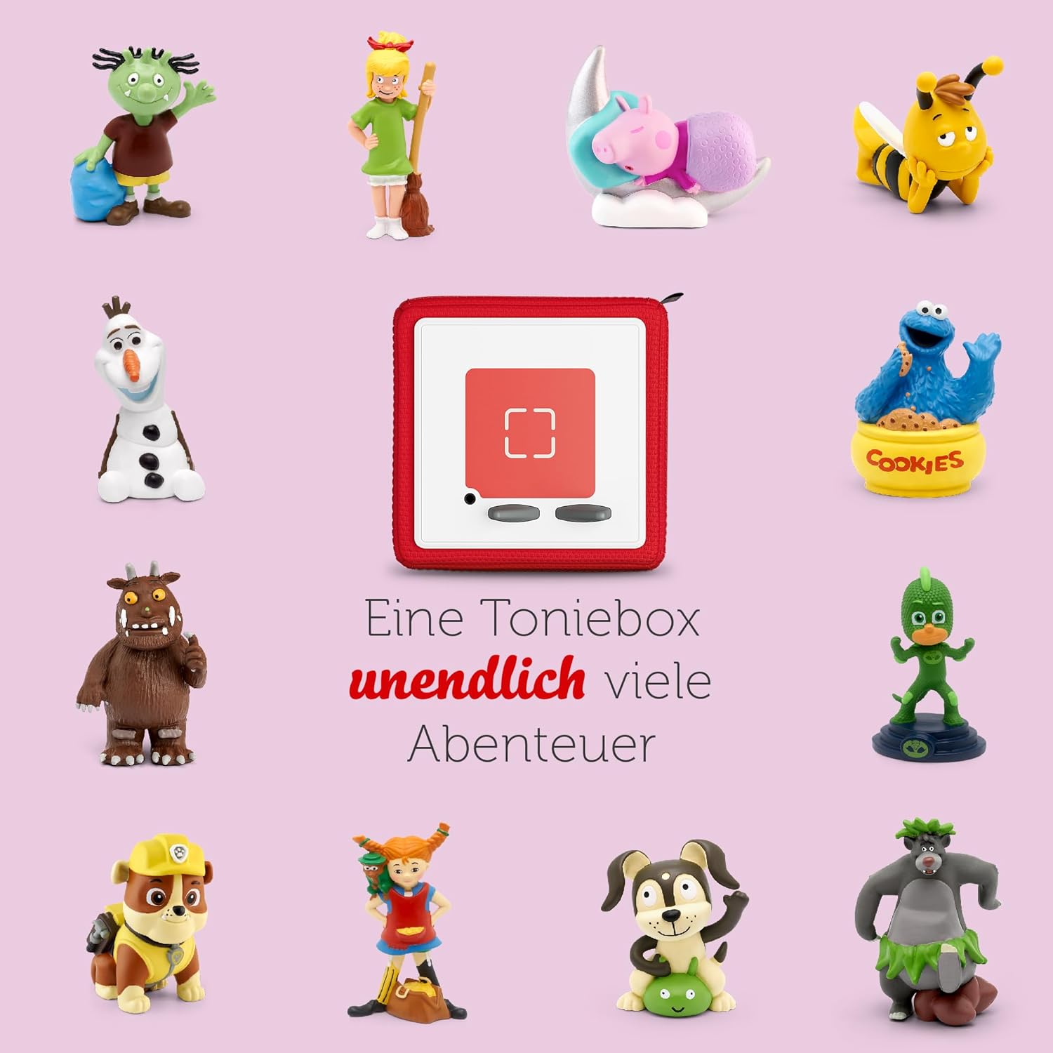 Tonies Audio Figures for Toniebox, Trolls Viva - Together Stark, Audio Play for Children from 5 Years, Playing Time Approx. 70 Minutes