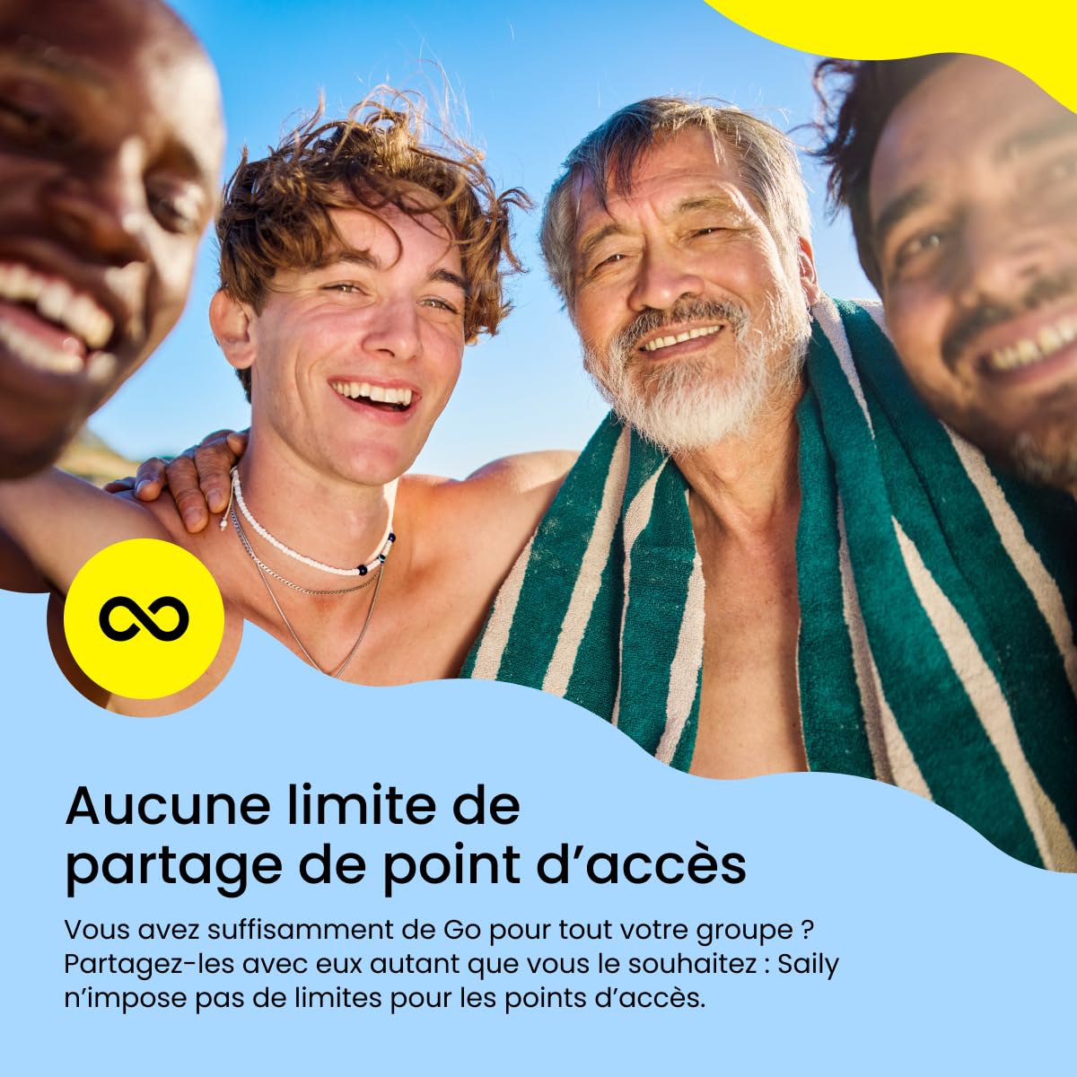 Saily, forfait de données eSIM pour la France, 10 Go/30 jours, fonctions de sécurité, code numérique │ France