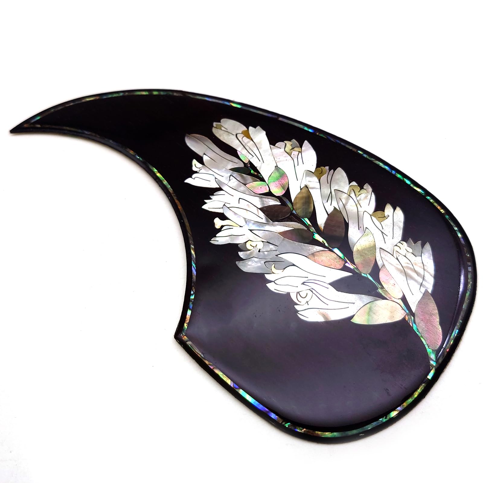 Guitar Pick Guard, Battipenna in abalone in palissandro autoadesivo for Chitarre acustiche folk D-45 Taylor(30)