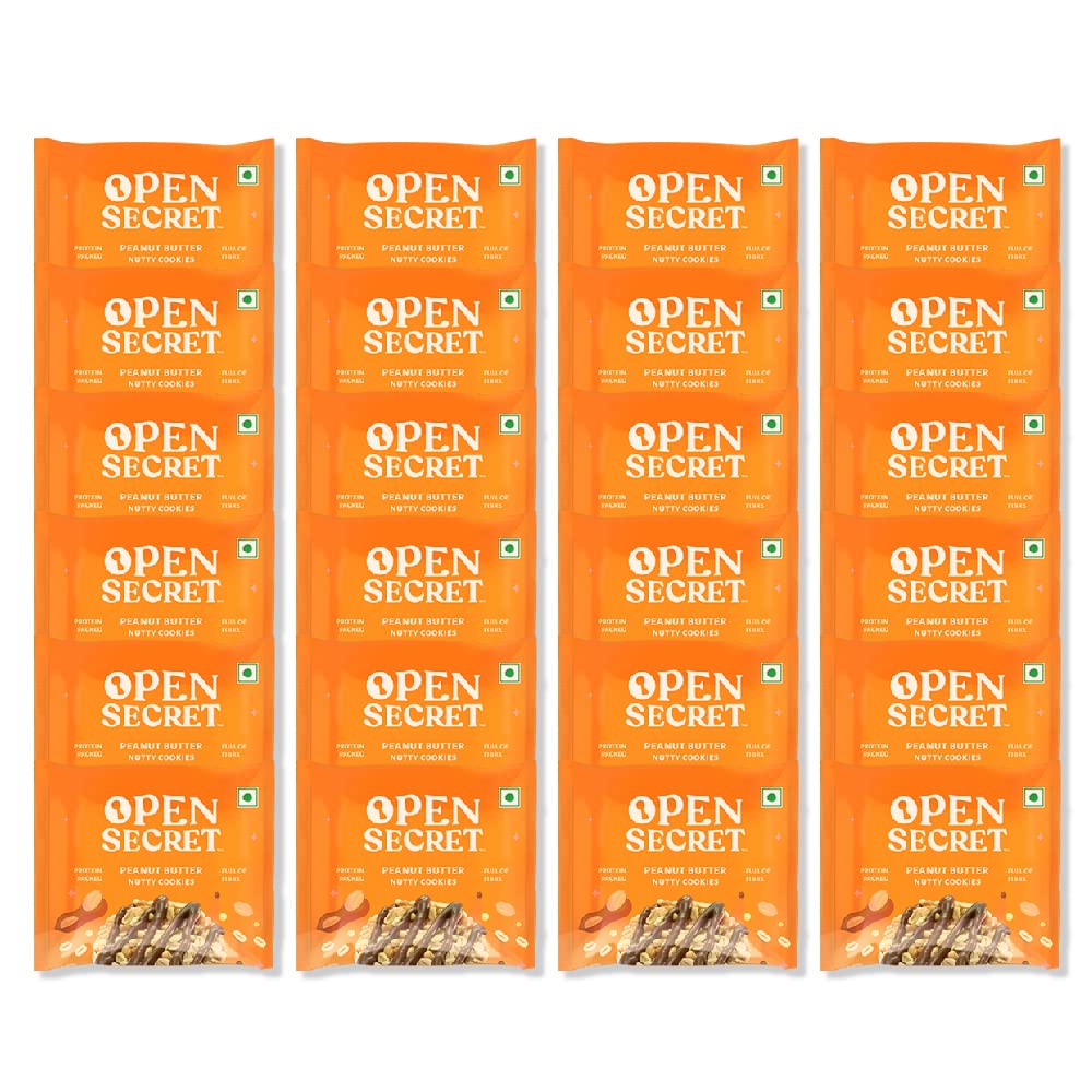 Open Secret | High Protein, No Added Maida, Assorted Biscuits (24 x 1 = 24)