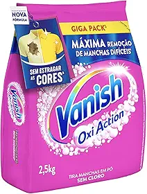 Vanish Tira Manchas Em Pó, Multi Power Oxi Action, para Roupas Coloridas Refil 2,5Kg