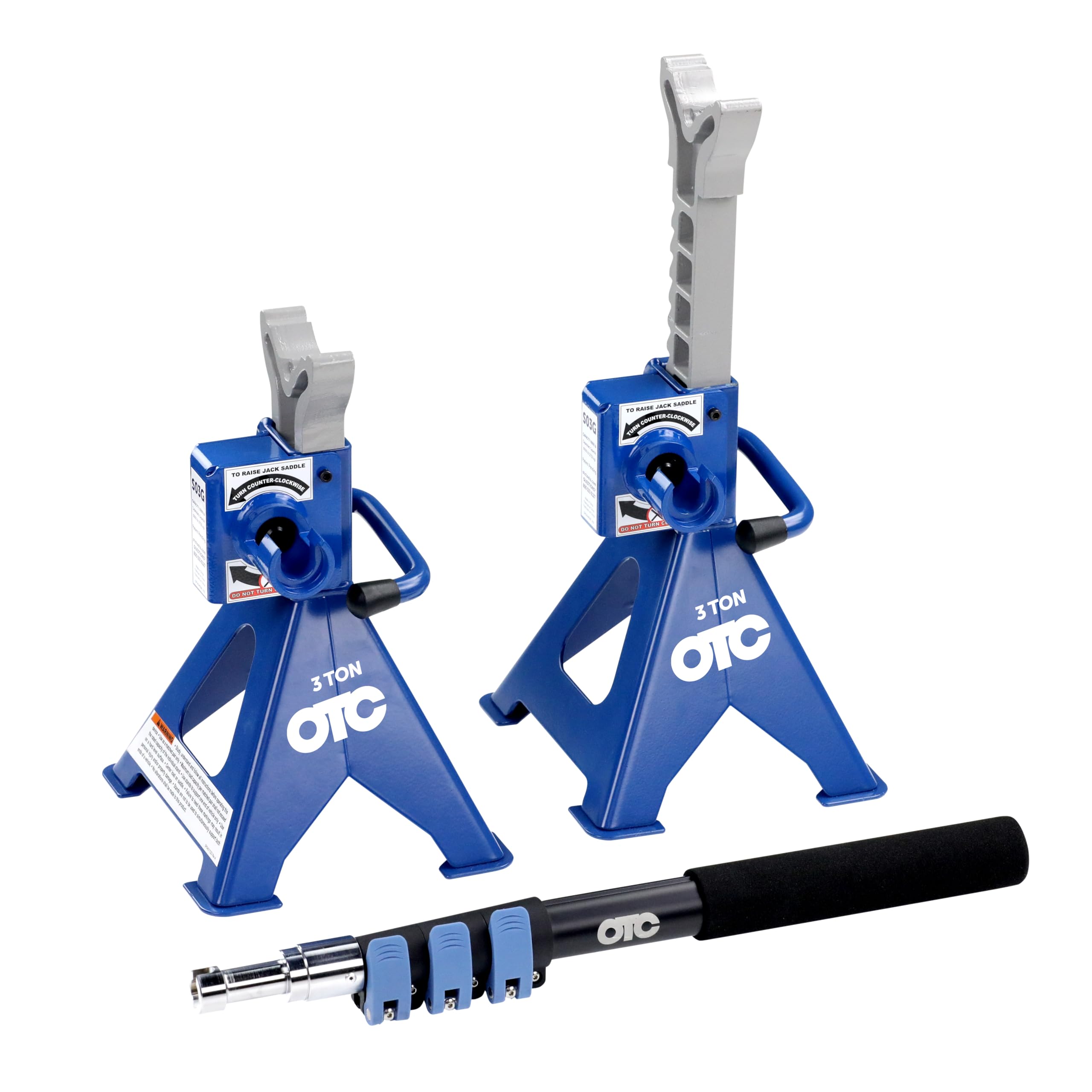 Amazon.com: OTC S03G 3-Ton Geared Jack Stands - 12