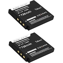 KLIC-7001 2-Pack Replacement Battery Compatible with Kodak EasyShare M763 M863 M320 M341 M340 M1063 V705 V550 M893 is M853 Zoom V610 M1073 is M753 Zoom V570 M1063 M1073IS,3.7V 720mAh
