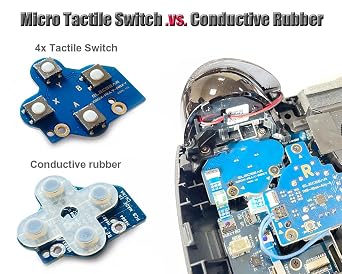 ElecGear ABXY & D-pad Tactile Switch Replacement for Xbox ROG Ally & X (RC73YA/RC73XA) Action and Direction Buttons PCBA Module Combo Kit (Precise Soldering Required)