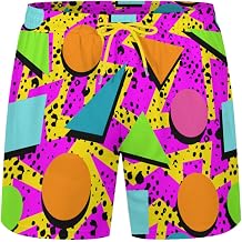KSLIDS Mens Swim Trunks with Compression Liner 2-in-1 Swimming Shorts 5 inch Inseam Quick Dry Beach Board Shorts