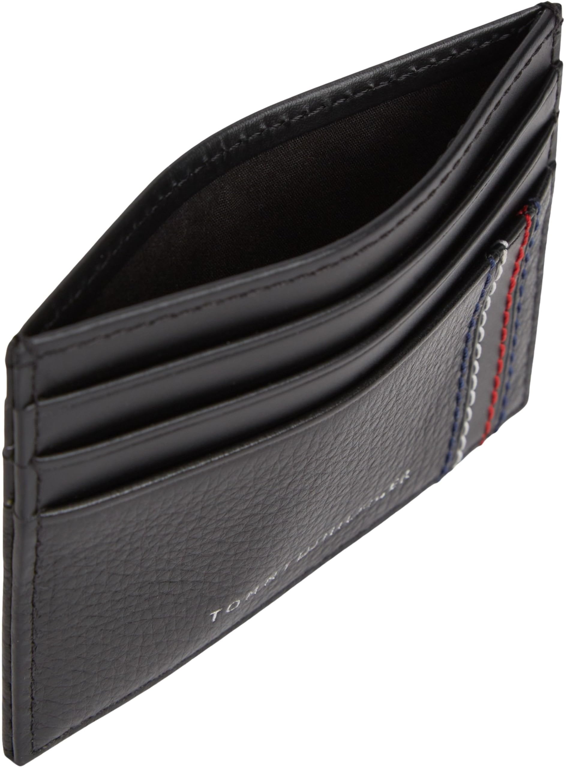 Tommy Hilfiger Porte-Cartes Th Central CC Holder AM0AM14228 pour Homme, Noir (Noir), Taille Unique