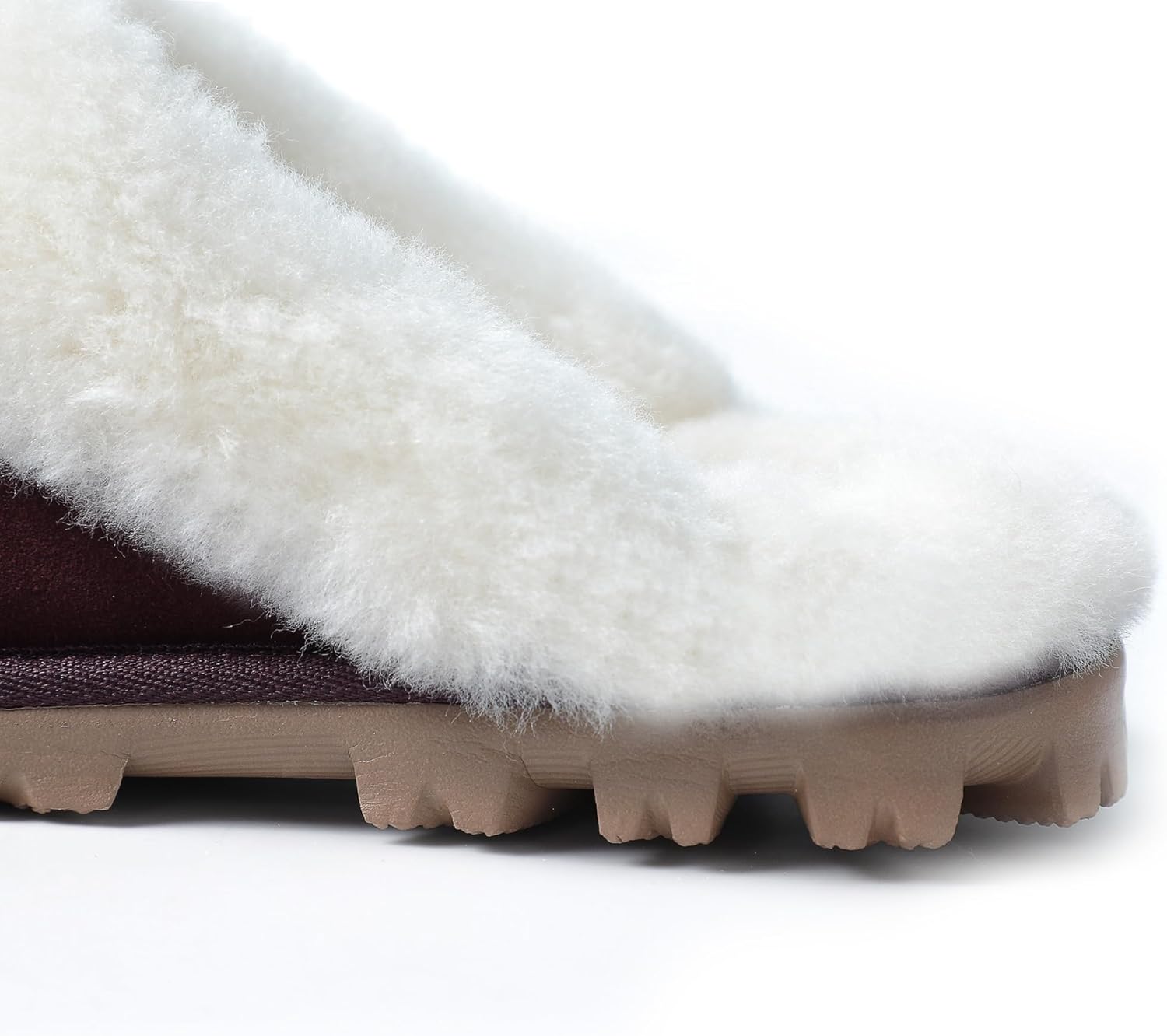 WaySoft Women's Genuine Australian Sheepskin Slippers, 18mm Wool Pile, Memory Foam, Durable Anti-Slip EVA Sole - Image 5