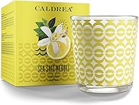 Vista 1 de Caldrea Vela perfumada, fabricada con aceites esenciales y otros ingredientes cuidadosamente elegidos, 45 horas de tiempo de combustión, aroma a