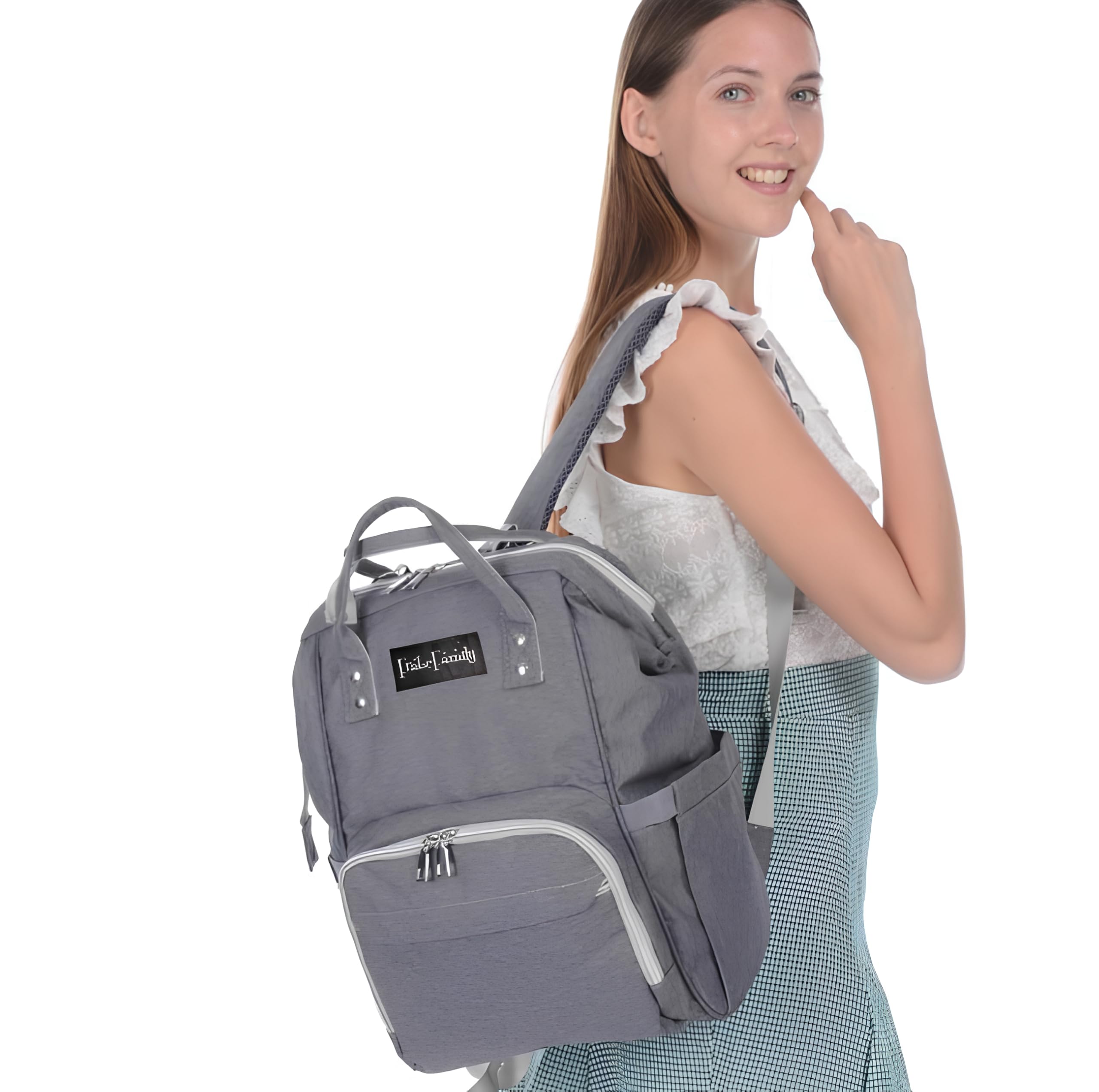 Zaino Fasciatoio, Borsa Mamma Multifunzione, Grande Capienza, Oxford