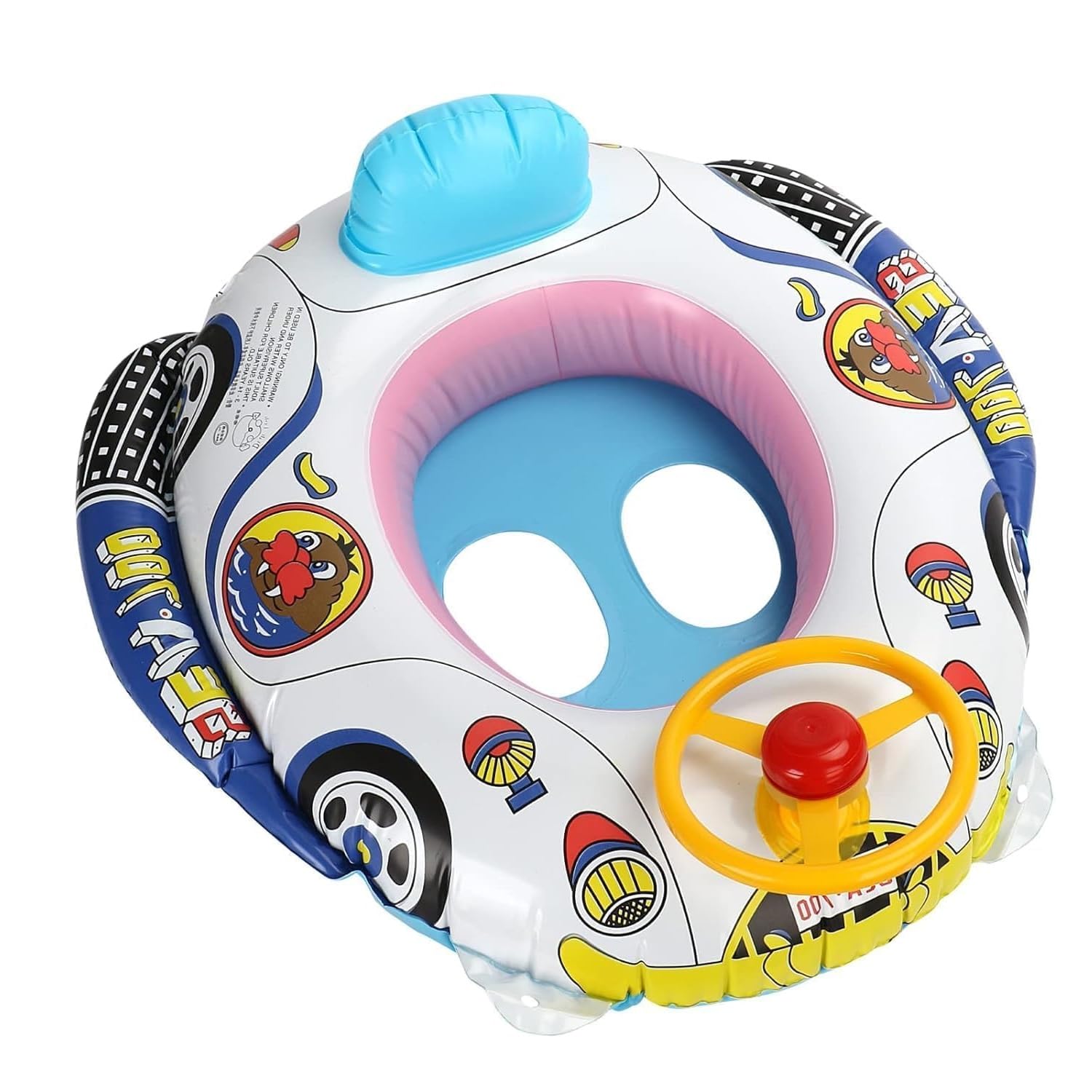 NELSTRAB:- Baby Car Swimming Ring for Kids Baby Swimming Tube Safe Anti-flip Inflatable Swimming Floats for Kids Swimming for Kids Swimming Pool Tub(3 + Years Up)(Multi Color) (1 PIS) (B0DF5V1Y92) Amazon Price History, Amazon Price Tracker