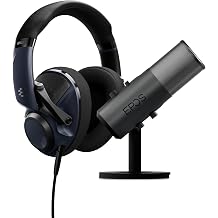 EPOS H6Pro & B20 Streaming Bundle | Open Acoustic Gaming Headset and Microphone Set | Wired Gaming Headphones & Gaming Mic Bundle for your Computer Streaming Setup | Microphone For PC & Gaming Headset