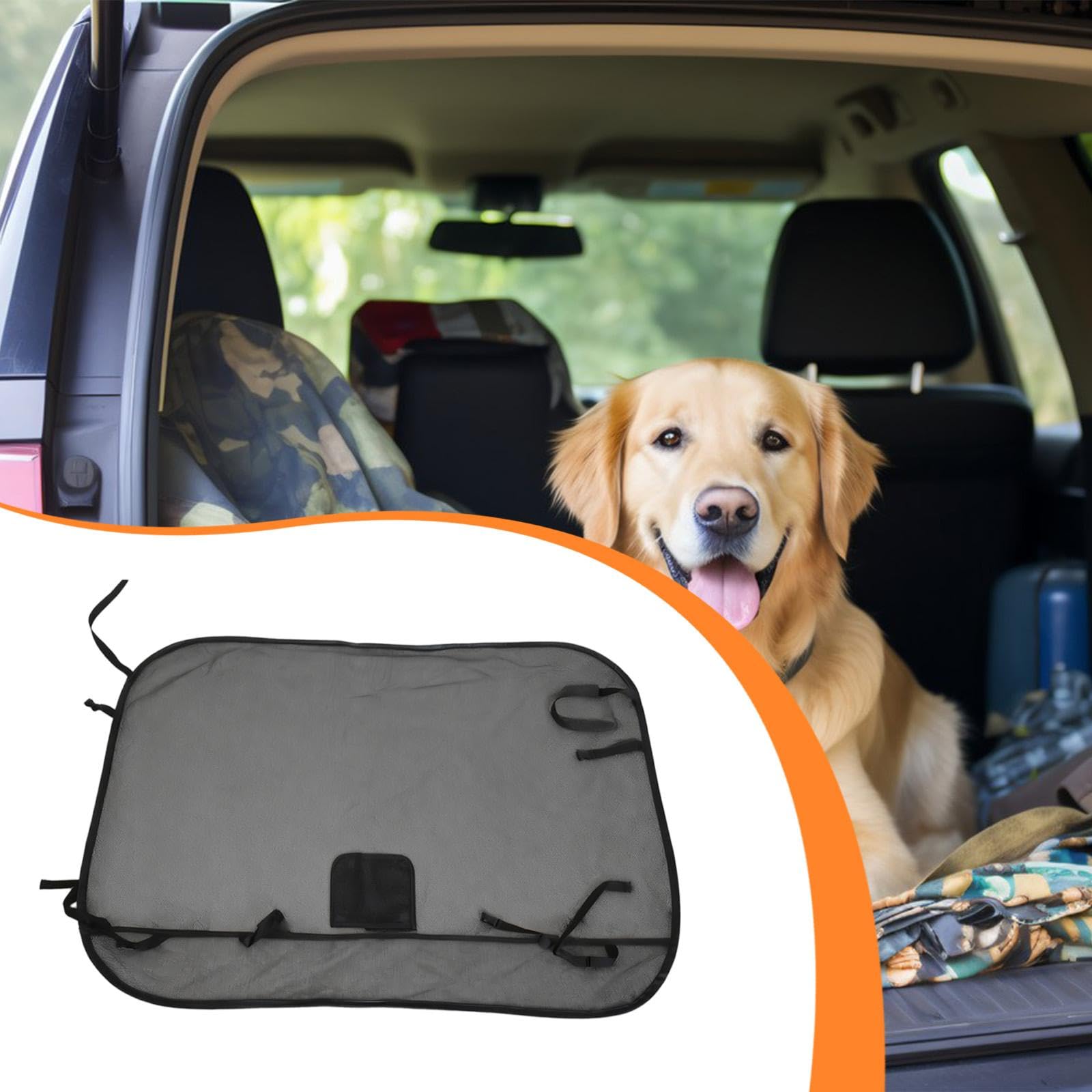 Generic Barriera Cane Rete Divisorio Animali Domestici Realizzata in PVC Robusto con Visibilità Chiara E Fissaggio Regolabile Adatta per, 133 Cm X 97 Cm