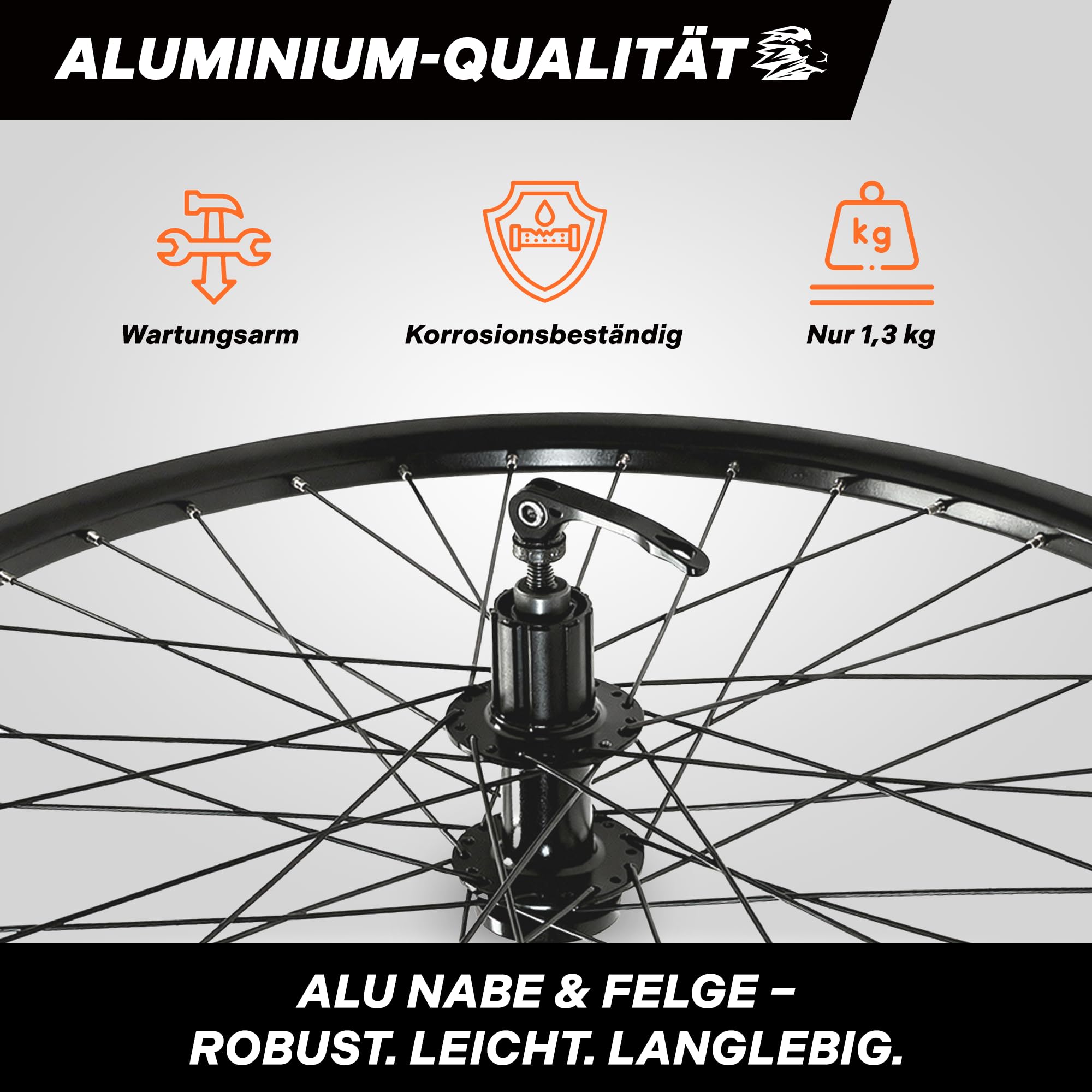 MTB Hinterrad 26 Zoll Fahrrad Laufrad - Scheibenbremse 6-Loch - QR 9/10×135 - Shimano HG 8-11-fach - 26" Alu Felge & Nabe - 36 Speichen - Schwarz – LOEVELOSI