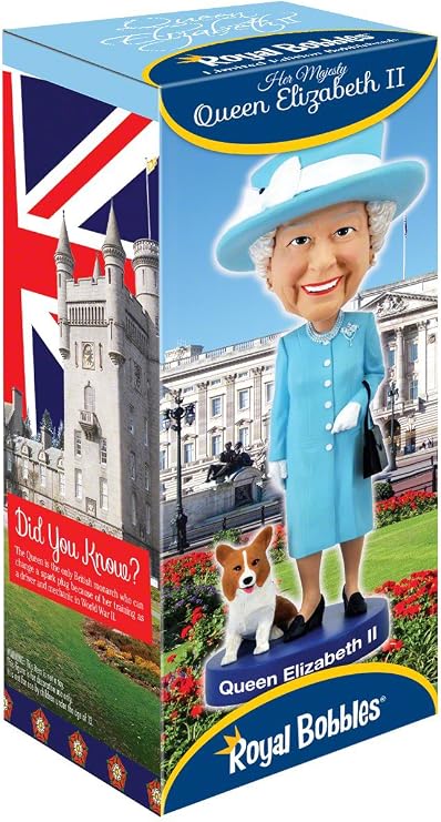 Royal Bobbles Queen Elizabeth II Collectible Bobblehead Statue