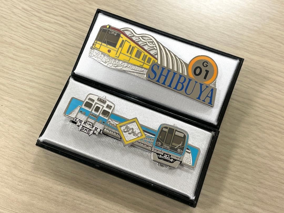 東京メトロ 地下鉄 ネクタイピン 2個セット 最終値下げ 東京メトロ