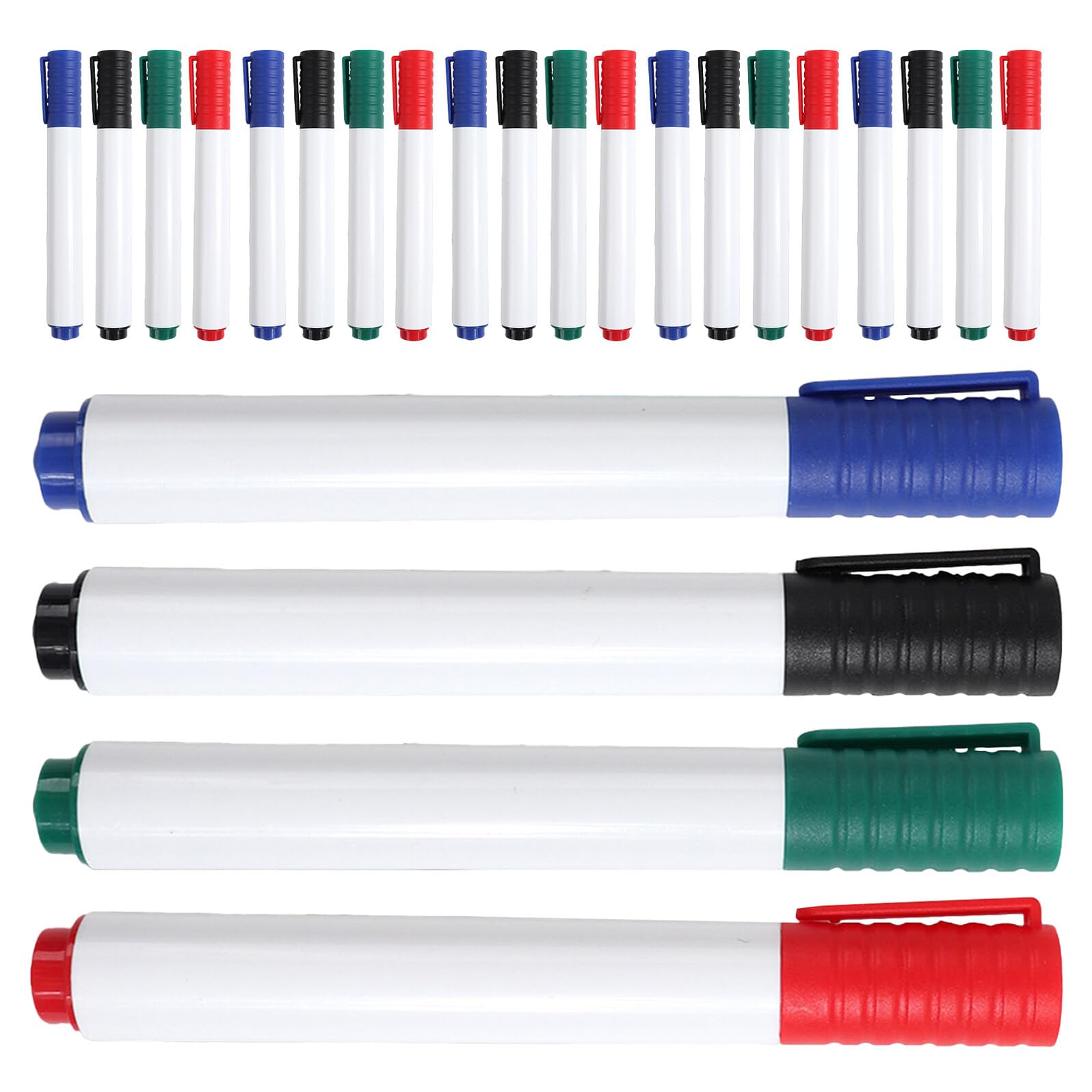 Rotuladores de Tiza Líquida 24 Piezas, Marcadores Borrables de Colores (negro, Rojo, Azul, Verde), Tinta Rápida de Secado y Base Agua, para Pizarras, Ventanas y
