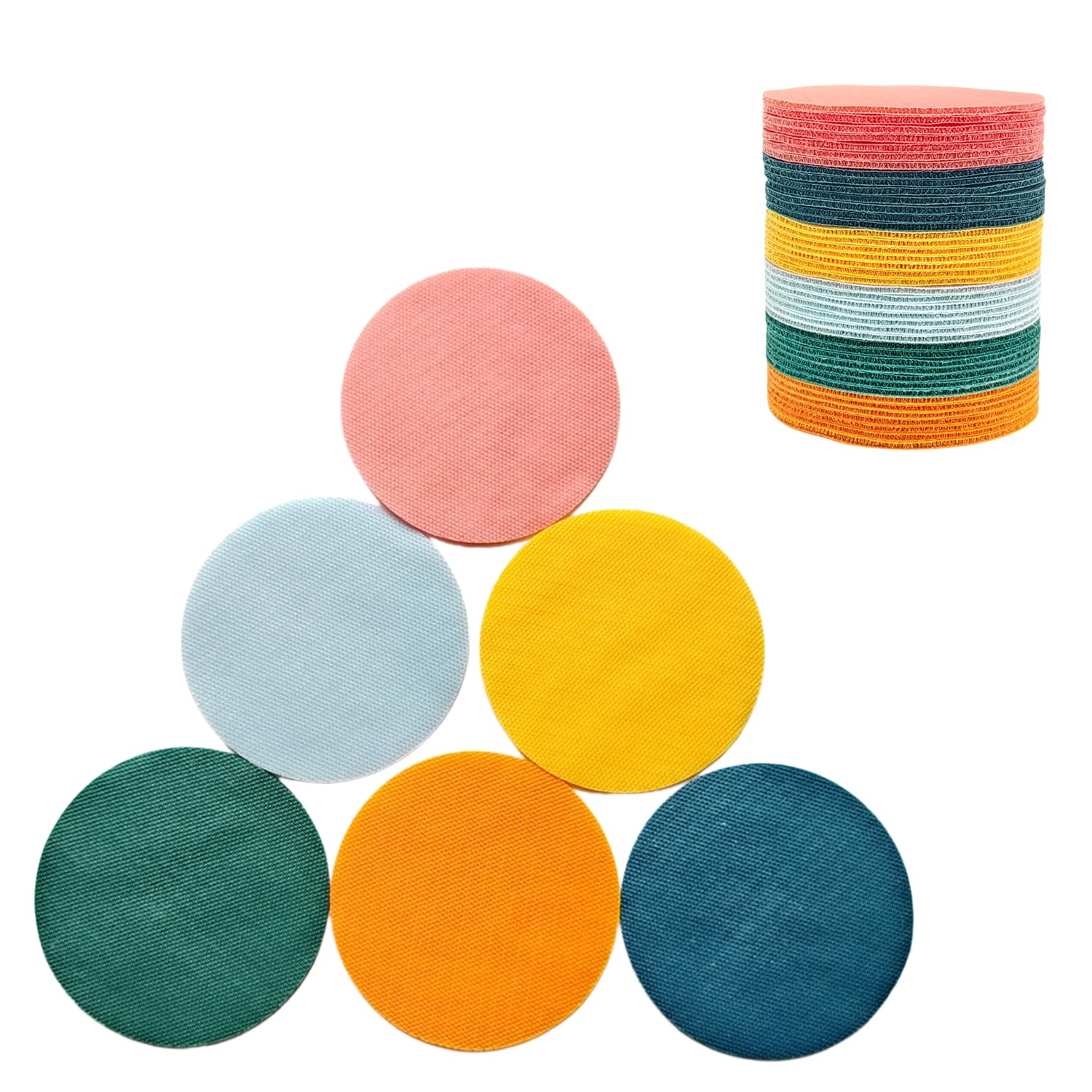 Carpet Floor Dots for Classroom Rug, Blank Rug Dots for Classroom, 4 Inch Circle Spot Carpet Markers for Classroom Teachers Preschool Kindergarten(84pcs)