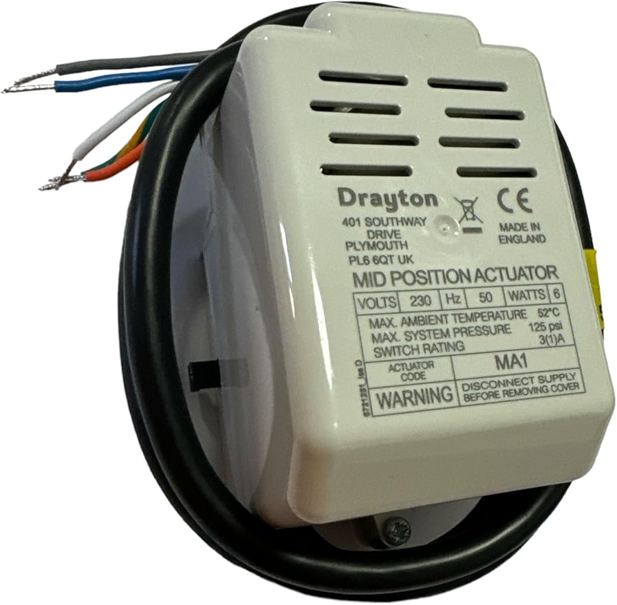 Drayton 3 Port MA1 Valve Actuator Head Motor 230V, 27651 (Replaces
