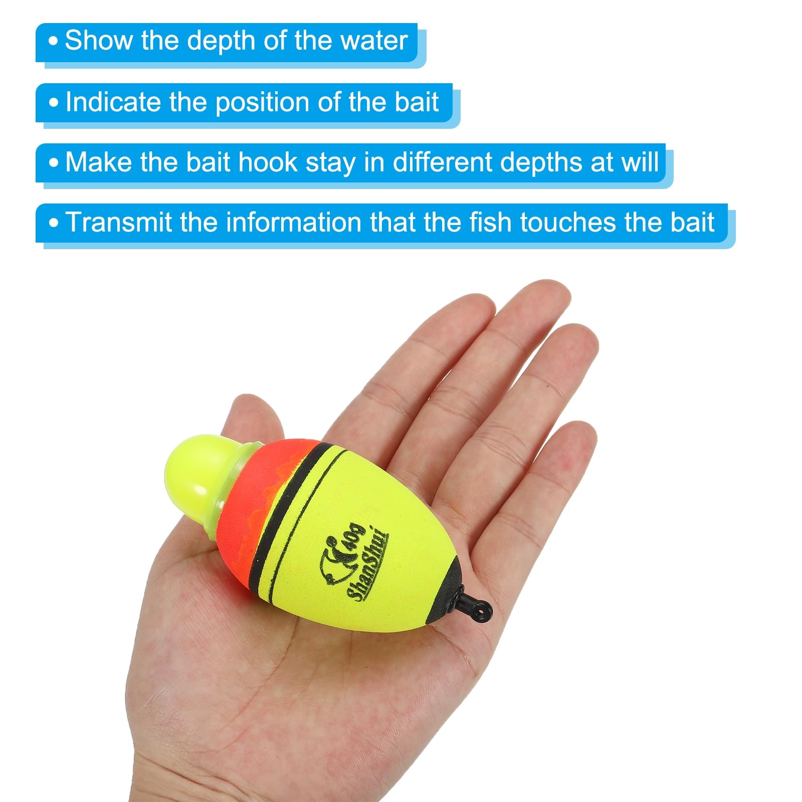 Flotteur De Pêche - SONEW - 3 Pièces - EVA Lumineux - Flottabilité