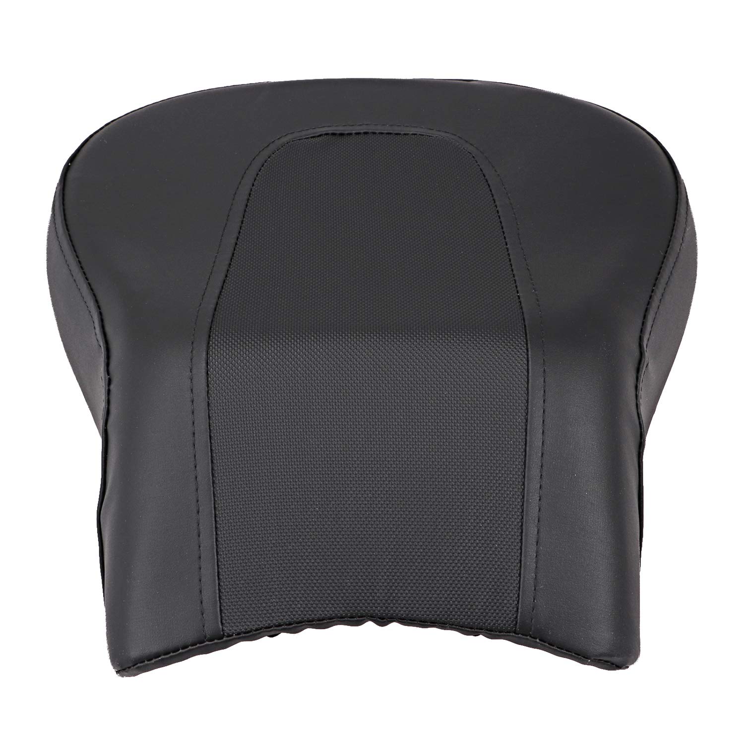 Cuscino per sedile posteriore del passeggero, compatibile con Harley Softail Fat Boy FLSTF 2007-2017, colore: Nero