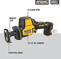 Vista 6 de DEWALT DCK489D2 ATOMIC 20V MAX* Kit combinado inalámbrico sin escobillas de 4 herramientas