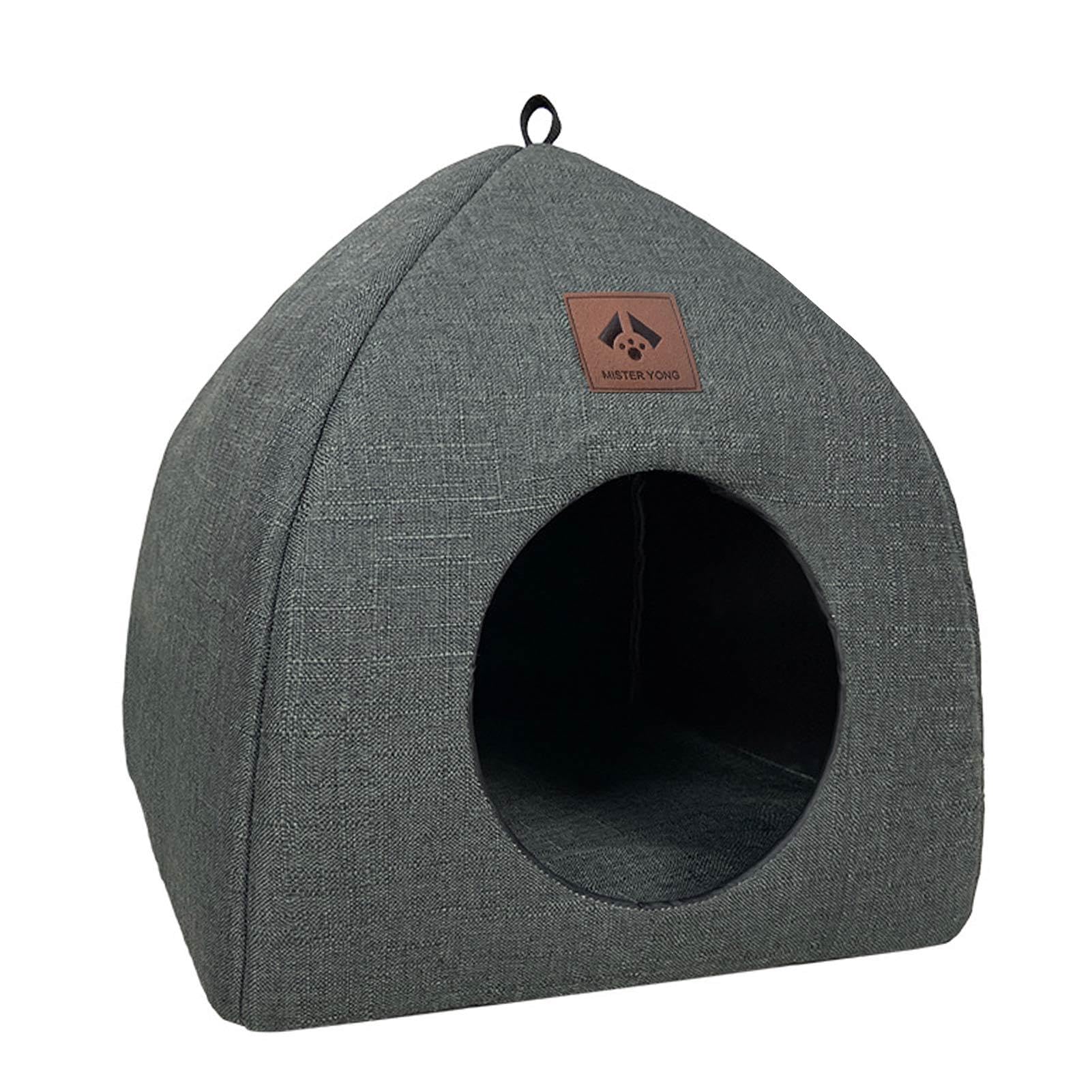 Maison pour chat à panneaux triangulaires idéale pour le salon