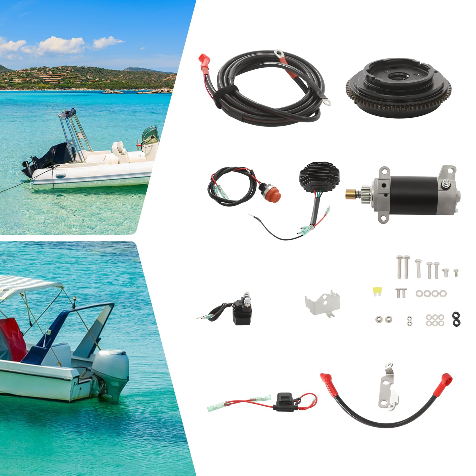 Switch per volano motore, kit di avviamento elettrico, per GX340 11PS GX390 13PS