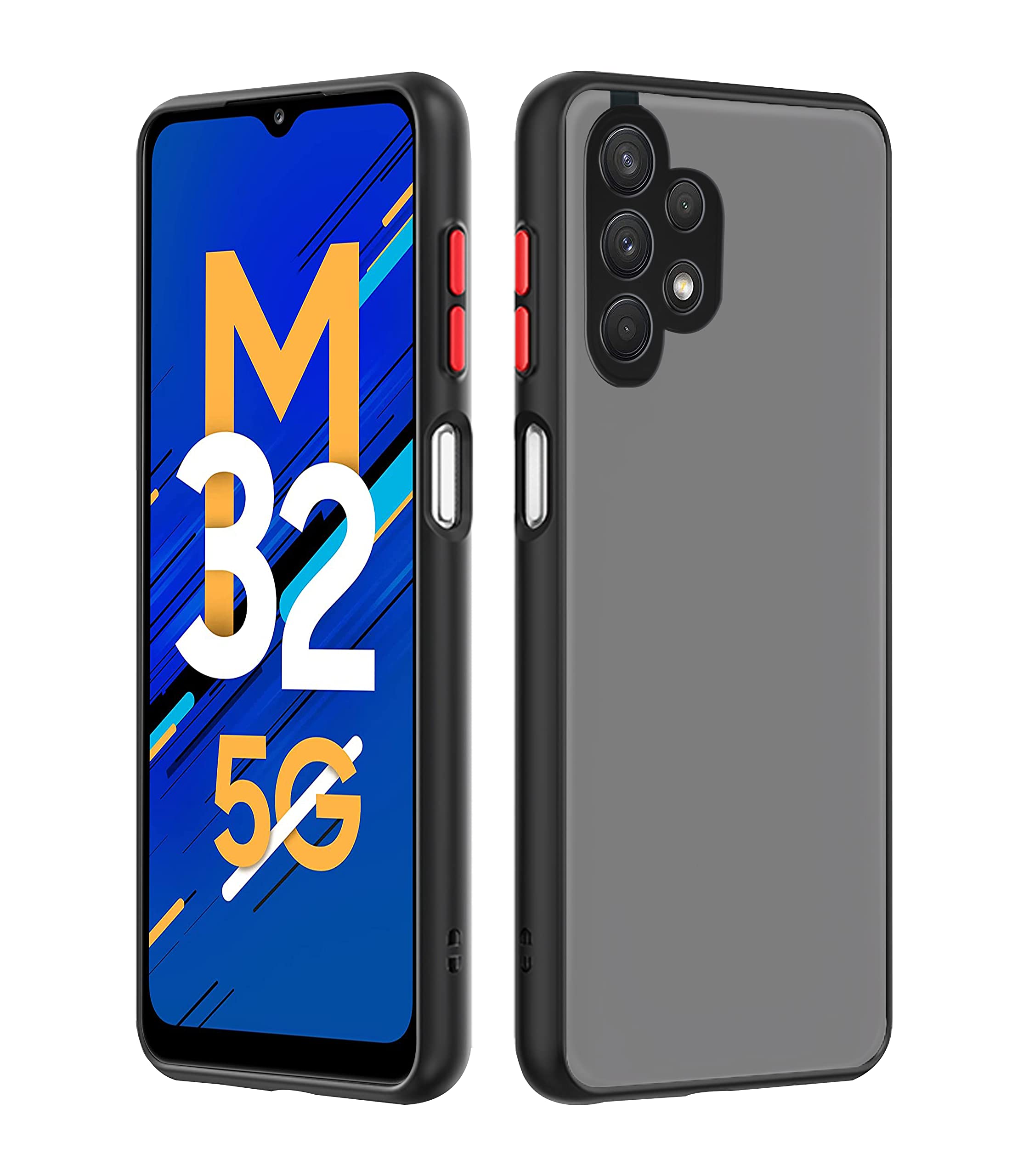 Amazon Brand - Solimo Bumper for Samsung Galaxy M32 5G (Polycarbonate_Black) (B0BNHCBX69) Amazon Price History, Amazon Price Tracker