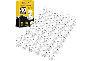 MIKEDE Small Clear Magnetic Push Pins