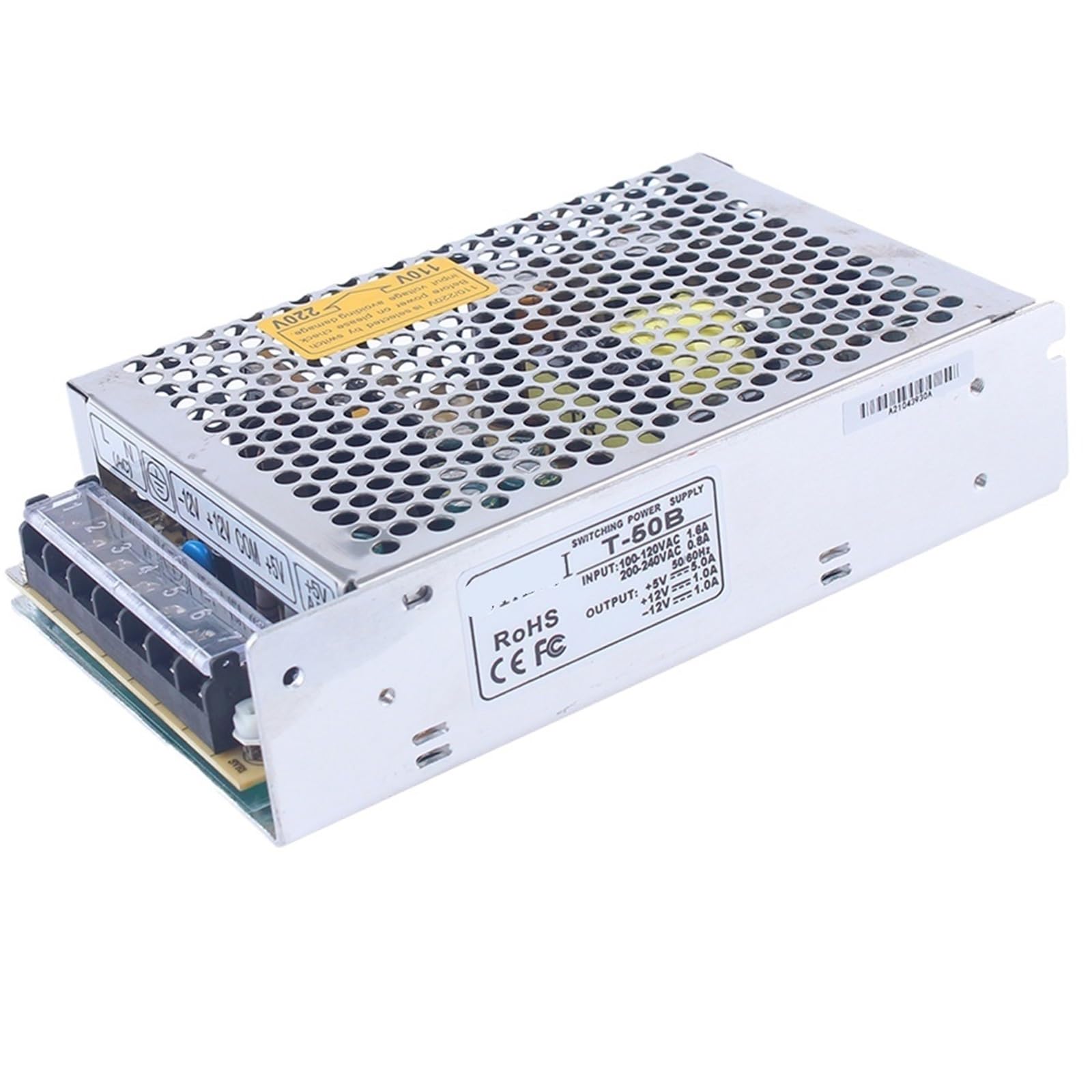 Alimentation à découpage T-50A 5V 12V -5V triple tension stable