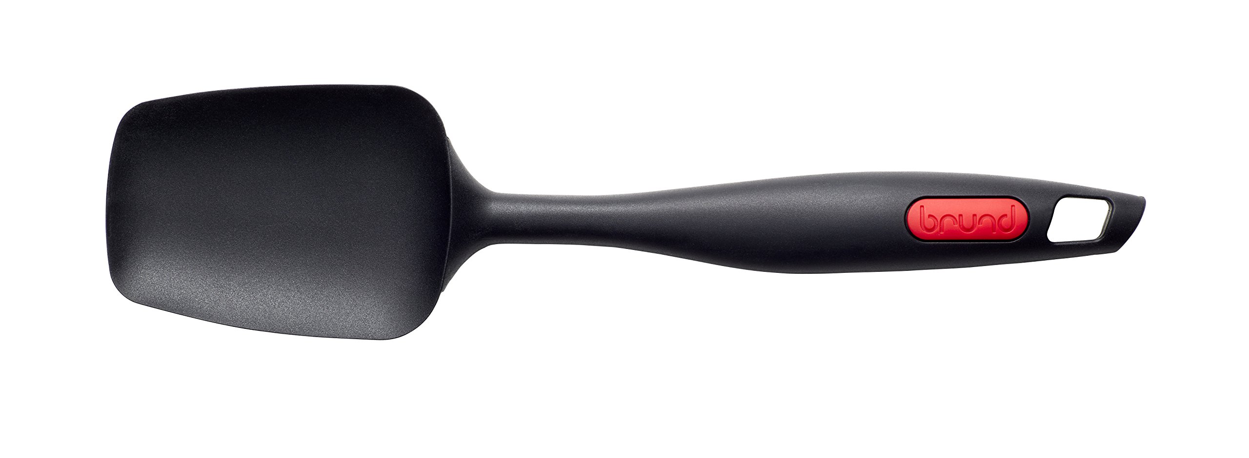 Brund Spatula Spoon, 10.25", Black