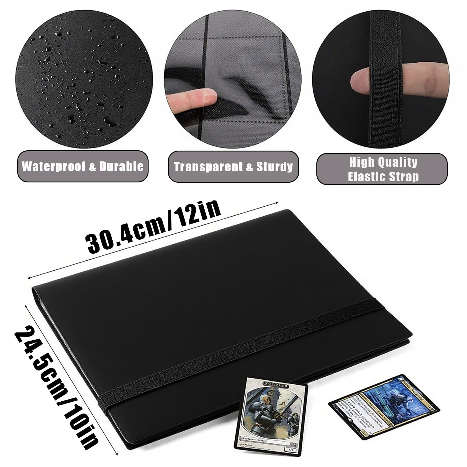 Eastrise 9-Pocket Trading Card Binder, Pocket Trading Card Album, 20 Pages Holding 360 Pockets - Image 2