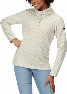 Regatta Womens Solenne 1/2 Zip Outdoor Stripe Fleece Pullover