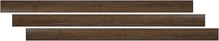 MSI 0.63 in. x 94 in. x 0.75MM Luxury Vinyl Flooring Quarter Round Molding Trims, Waterproof Quarter Round Molding, Use with Rutledge Collection, 7.9 Linear feet, Brown