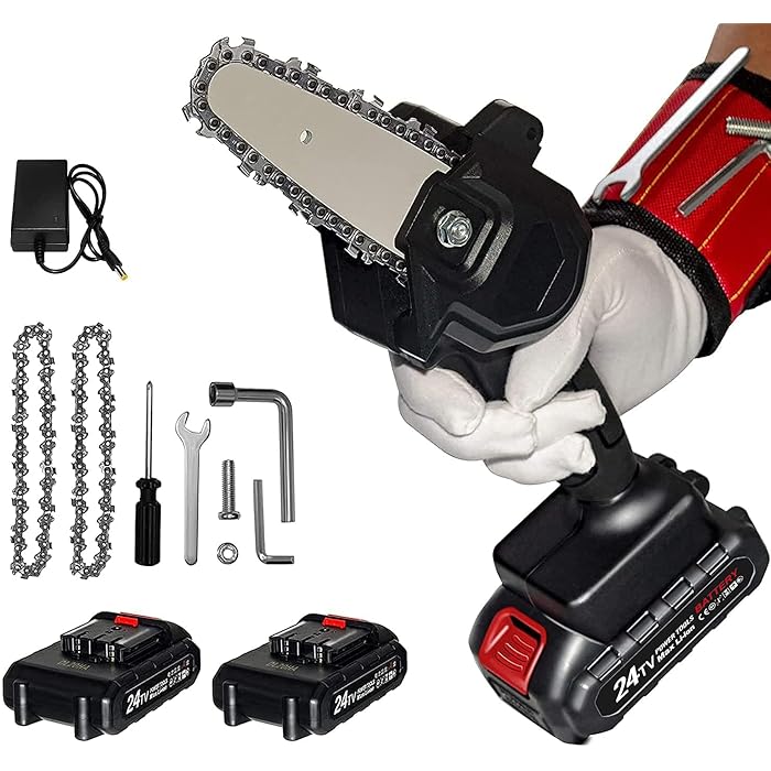 Buy Mini Chainsaw, 4Inch Cordless Power Chain Saws, Pruning Shears