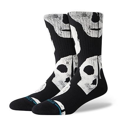 Stance Jolly Rogers Crew Knee High Socks Shoes Black