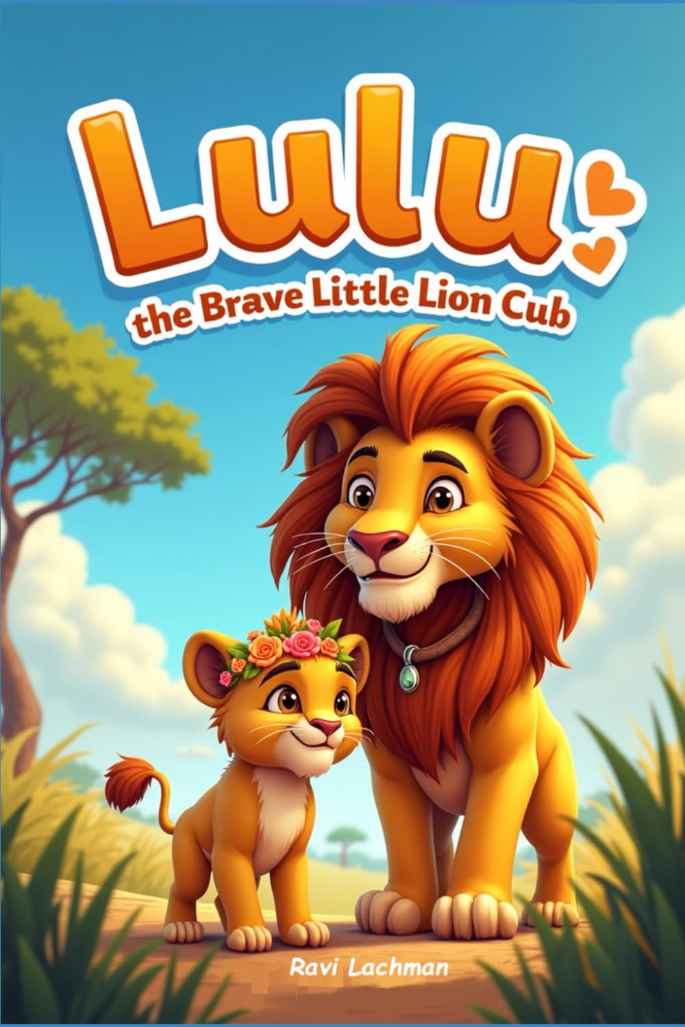 Lulu the Brave Little Lion Cub (Collection of 3 Early Learning Story Books for children)