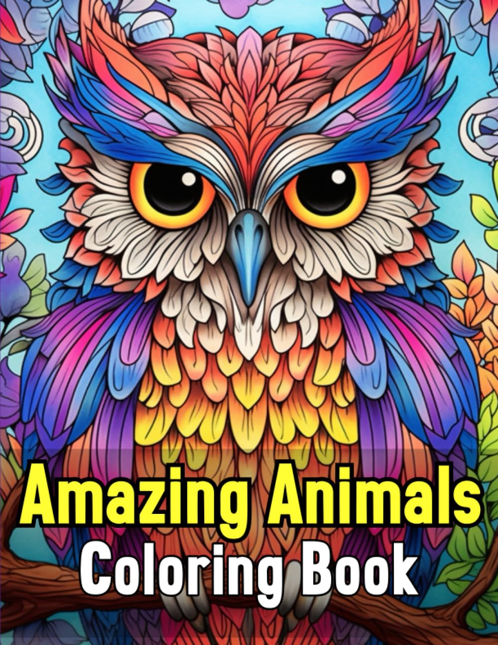 Livre de coloriage animaux adulte pour soulager l'anxiété