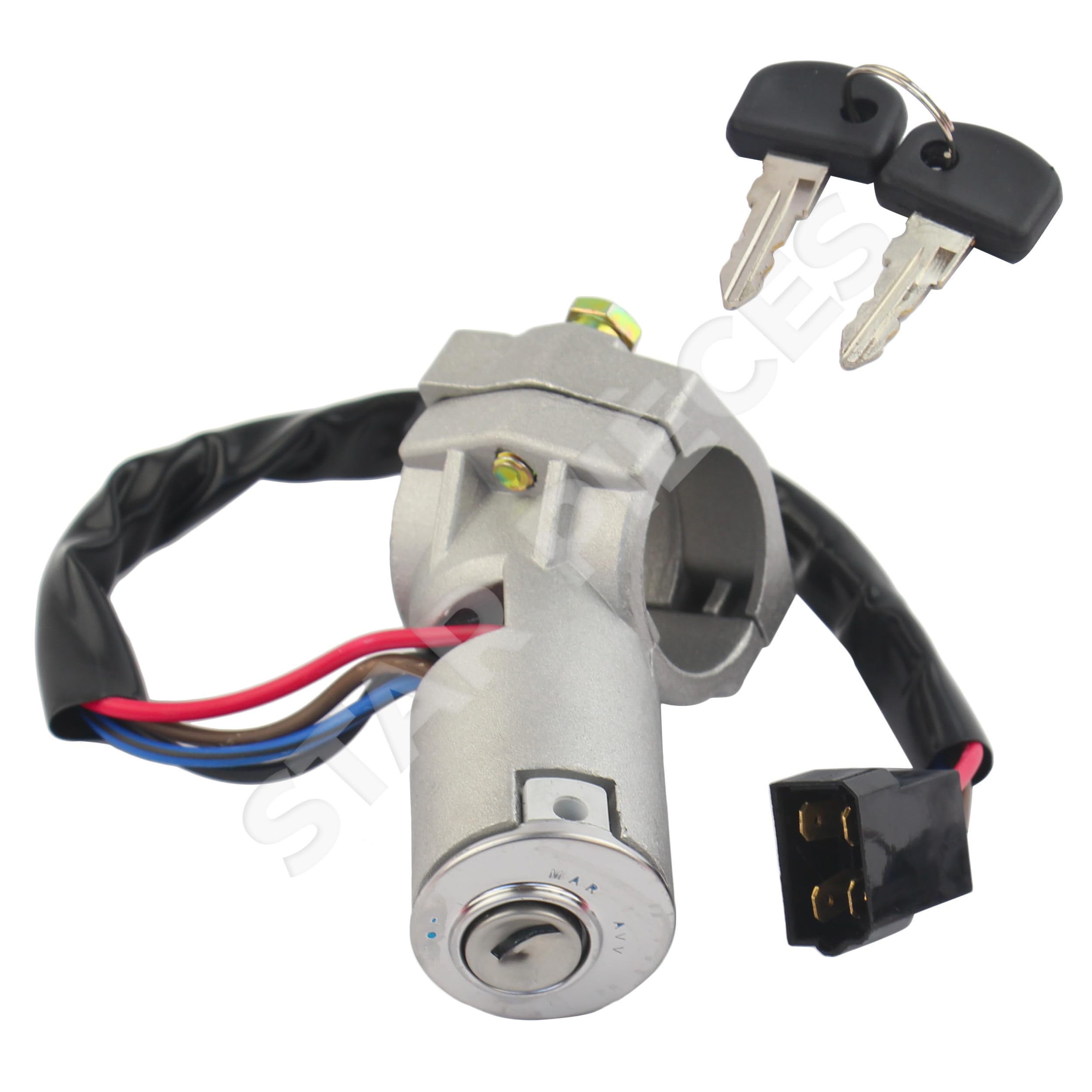 Bloccasterzo compatibile per Ducato 1, Peugeot J5, Citroen C25 (1982-1994) Blocchetto accensione. Con 2 chiavi. 4162FL | 7555388