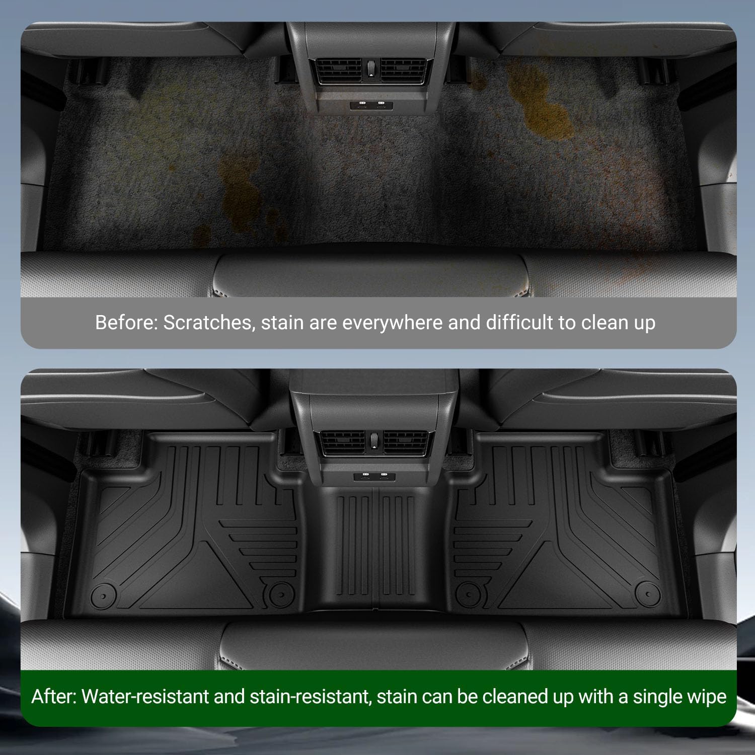 Floor Mat Compatible with 2025 2026 Toyota Camry Cargo Mat TPE Backrest Trunk Liner Cargo Floor Liner Replacement for 2025 2026 Toyota Camry Accessories